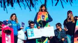 La mojaquera Osaia Reding, subcampeona del mundo en Kitesurf Junior