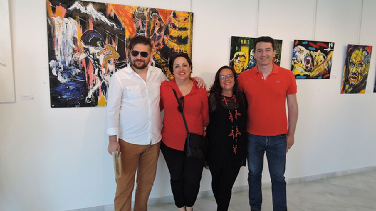 Exposición de Pintura Mojácar - Ionut Buruian y Beatriz Onieva