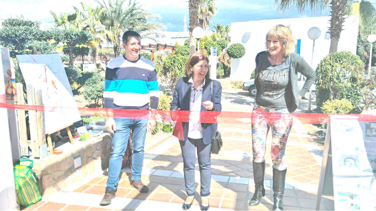 paseo del arte en mojacar