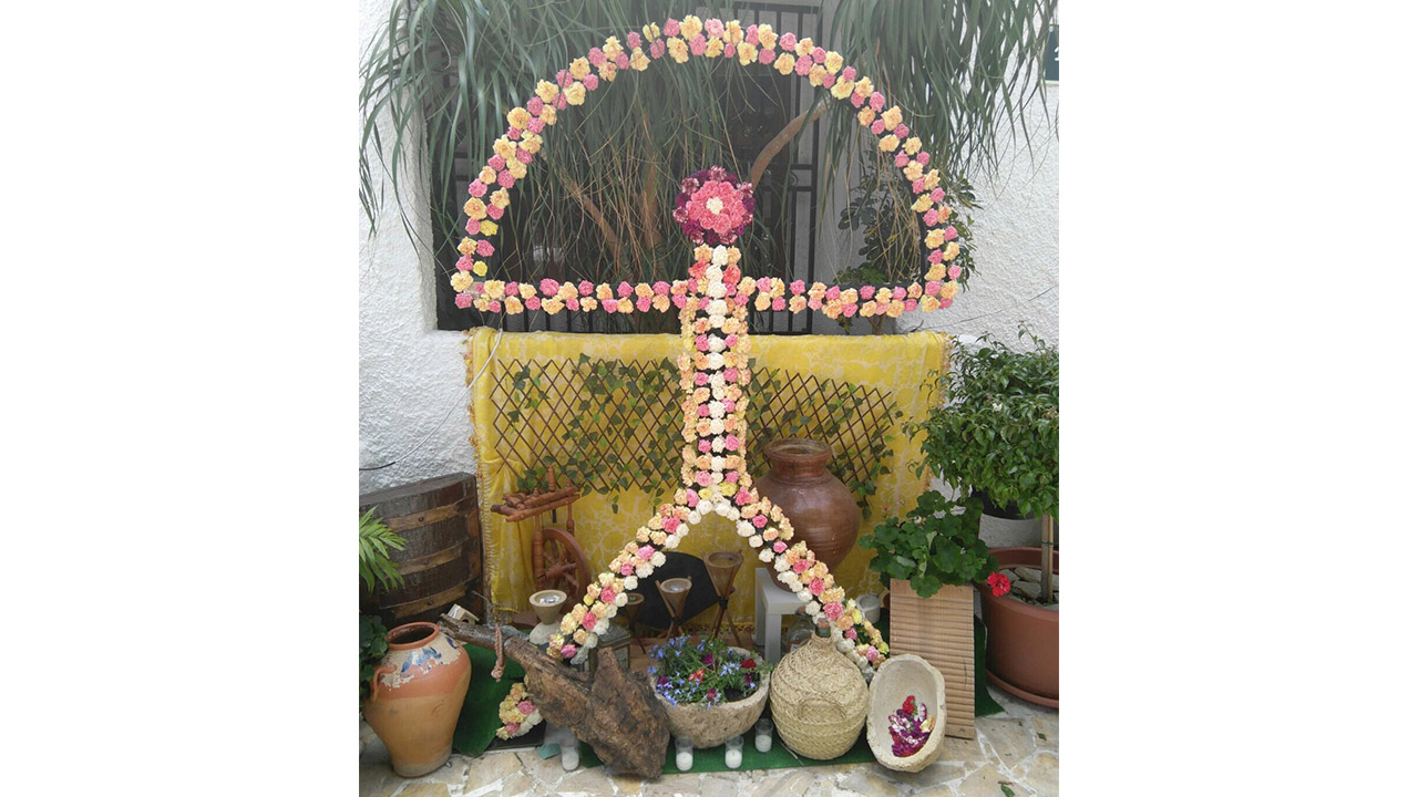Indalo de las flores Mojacar